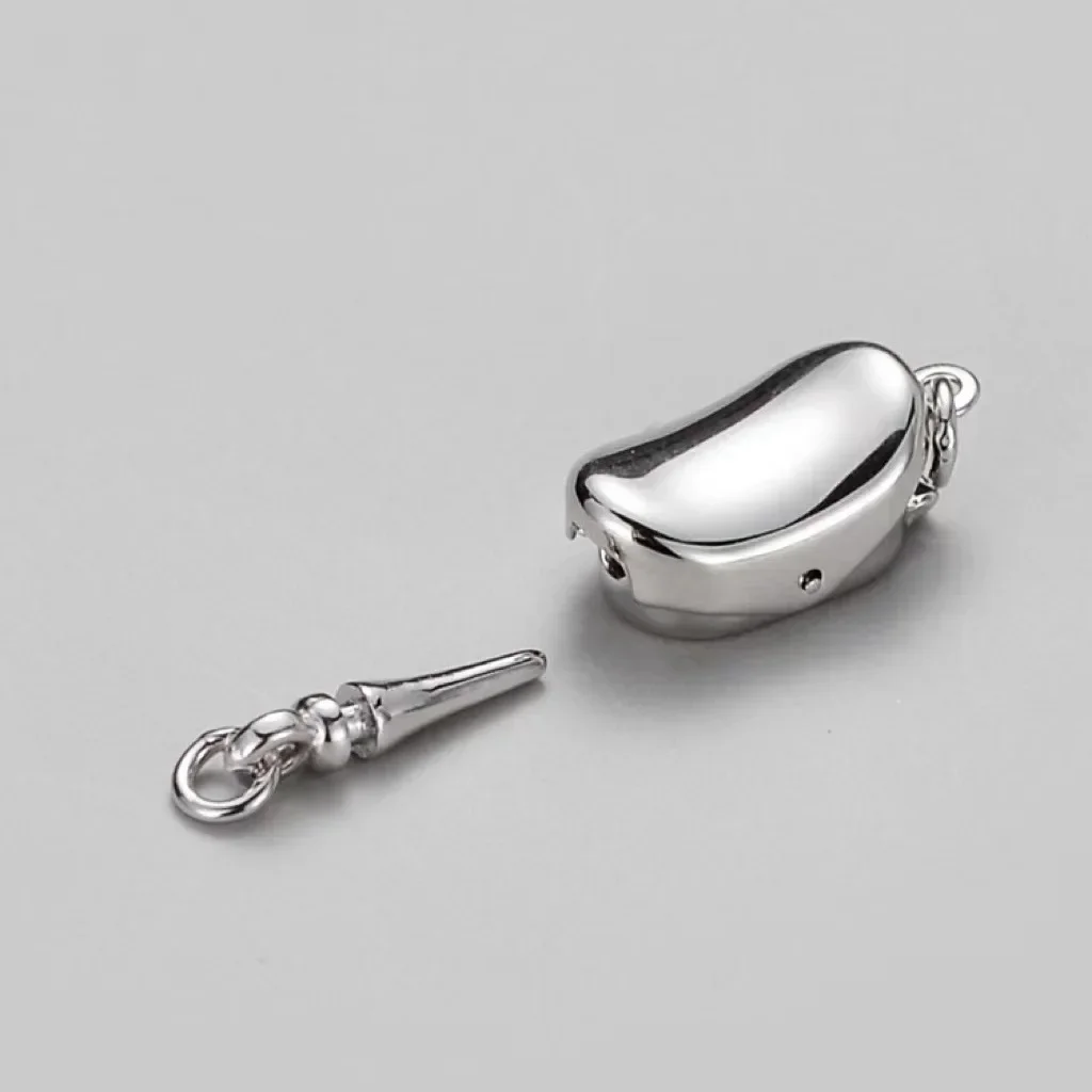 Küçük orta büyük 925 ayar gümüş yapış kanca elmas şekli ıstakoz kanca DIY kolye bilezik yapımı için