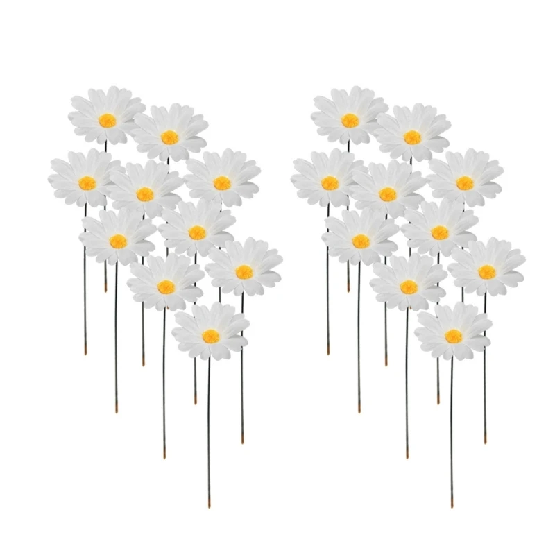 

20pcs Flower Garden Stakes Decoration Yard Art Indoor Outdoor Lawn Pathway New Dropship