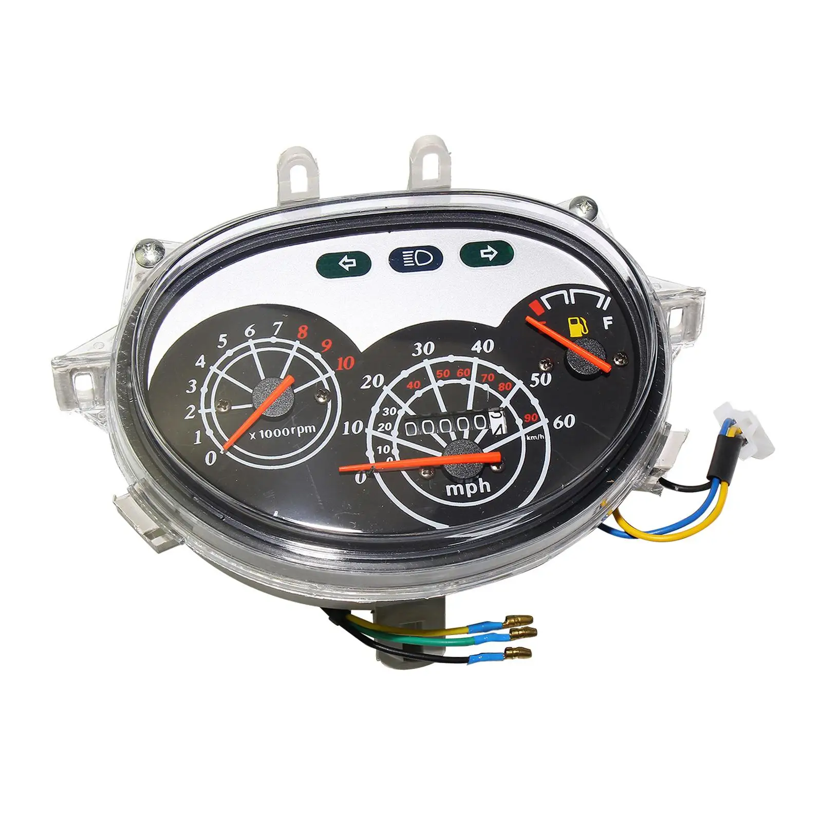 Motorcycle Dashboard Speedometer Speed Instrument Multi Function Replace