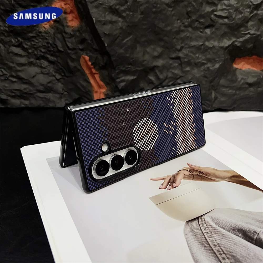 حافظة كيفلر المغناطيسية Magsafe لهاتف سامسونج جالاكسي Z Fold 7 6 5 4 ألياف الكربون الأراميد رقيقة جدا شحن لاسلكي غطاء مقاوم للصدمات #4