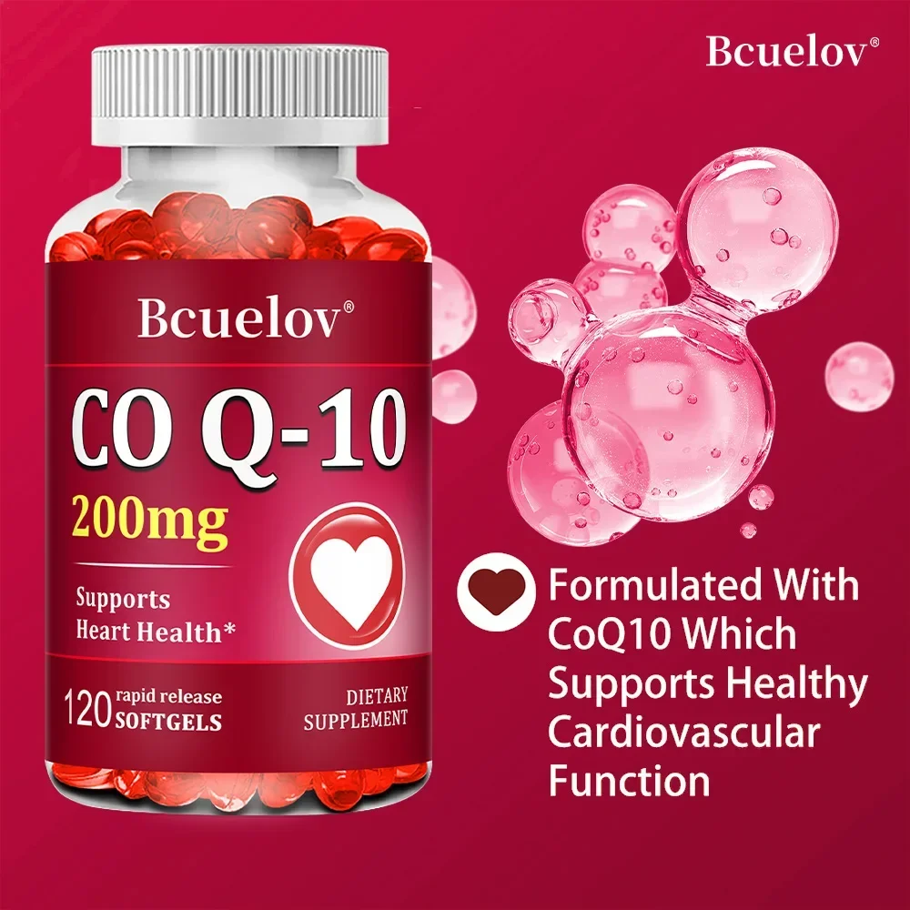 

Coenzyme Q10 Capsules, To Promote Cardiovascular Health and Heart Health, Provide Energy To Support Joint Health
