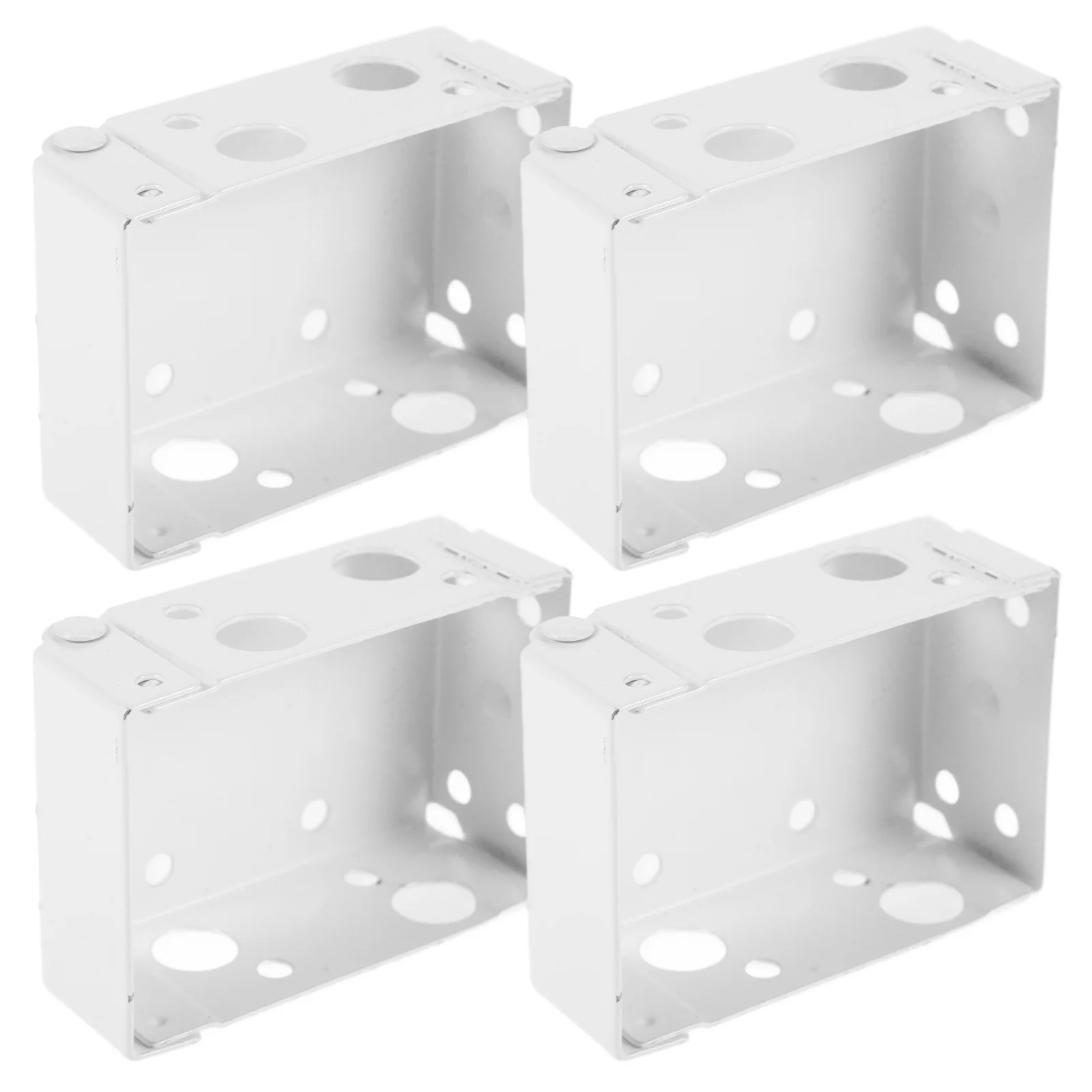 

4Pcs Blind Window Brackets Quick Install Secure Fit Multiple Installation Options Durable Material Time Saving