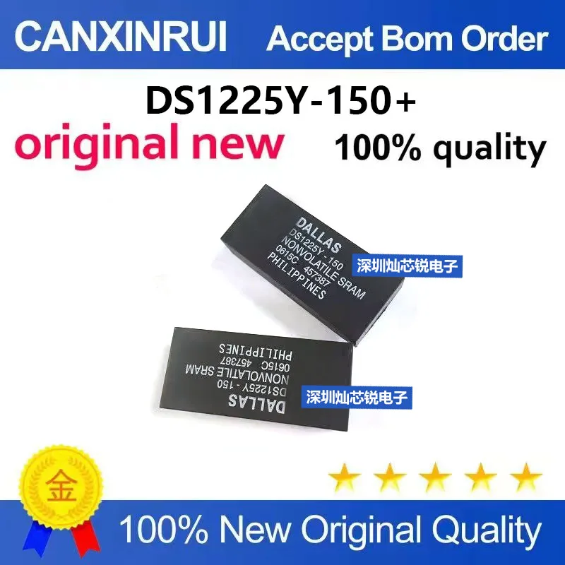 (5-100pieces) original DS1225Y-150 DS1225Y-150 DS1225 DIP-28 memory chip IC