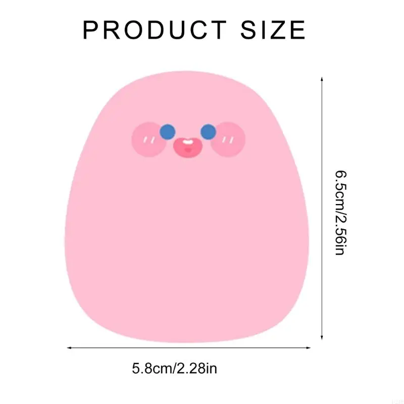 U2JE 60 Sheets Kartun Catatan Kertas Pocket Notepads 2.3x2.5in Novelty Adheive Note Adheive Note Paper Unlined Untuk Office