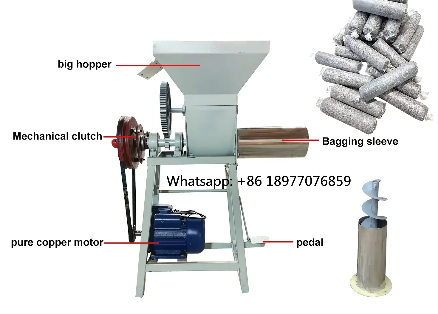 2026 Small Oyster Mushroom Bagging Machine Shiitake Cultivation Bag Compost Filling Machinery Mushroom Growing Equipment