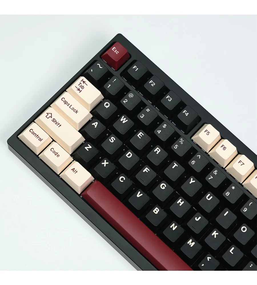 

Keycap original height cherry pbt material two-color process 174 keys mechanical keyboard customization