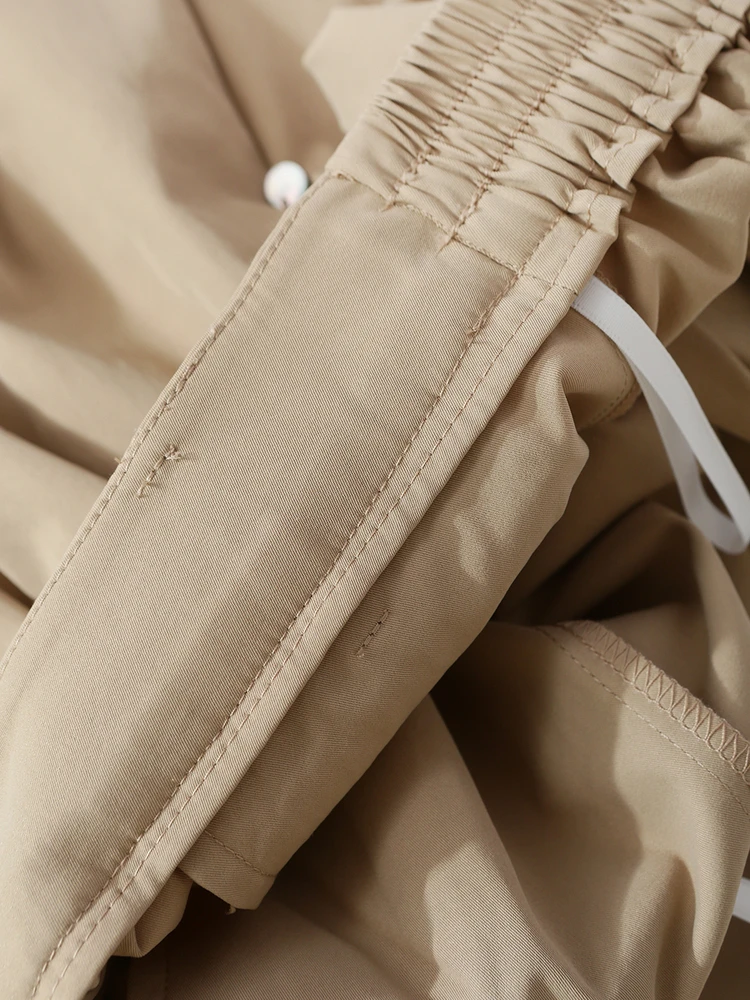 Cooln instantâneo anti-rugas sem ferro, cintura alta, emagrecimento, leve, linha A, saia guarda-chuva, verão feminino, proteção solar H...