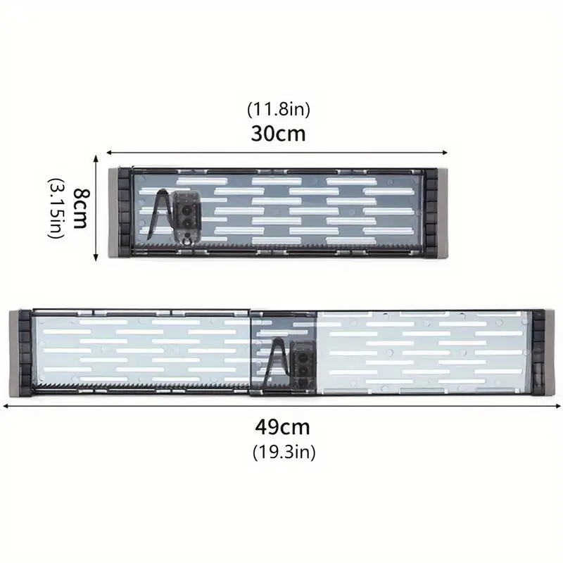 Organizadores de cajones de cocina, separadores, utensilios de cocina que ahorran espacio, separadores de tocador resistentes, organizadores de cajones para fácil almacenamiento
