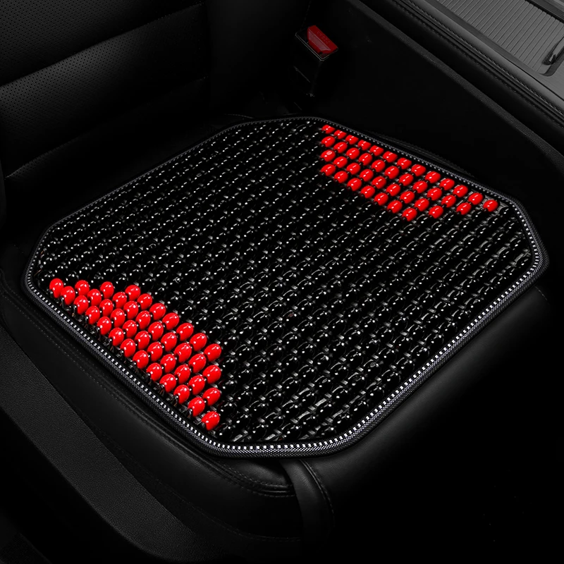 Summer Wooden Beads Seat Cushion  Cool and Breathable Comfortable Multi-occasion Use