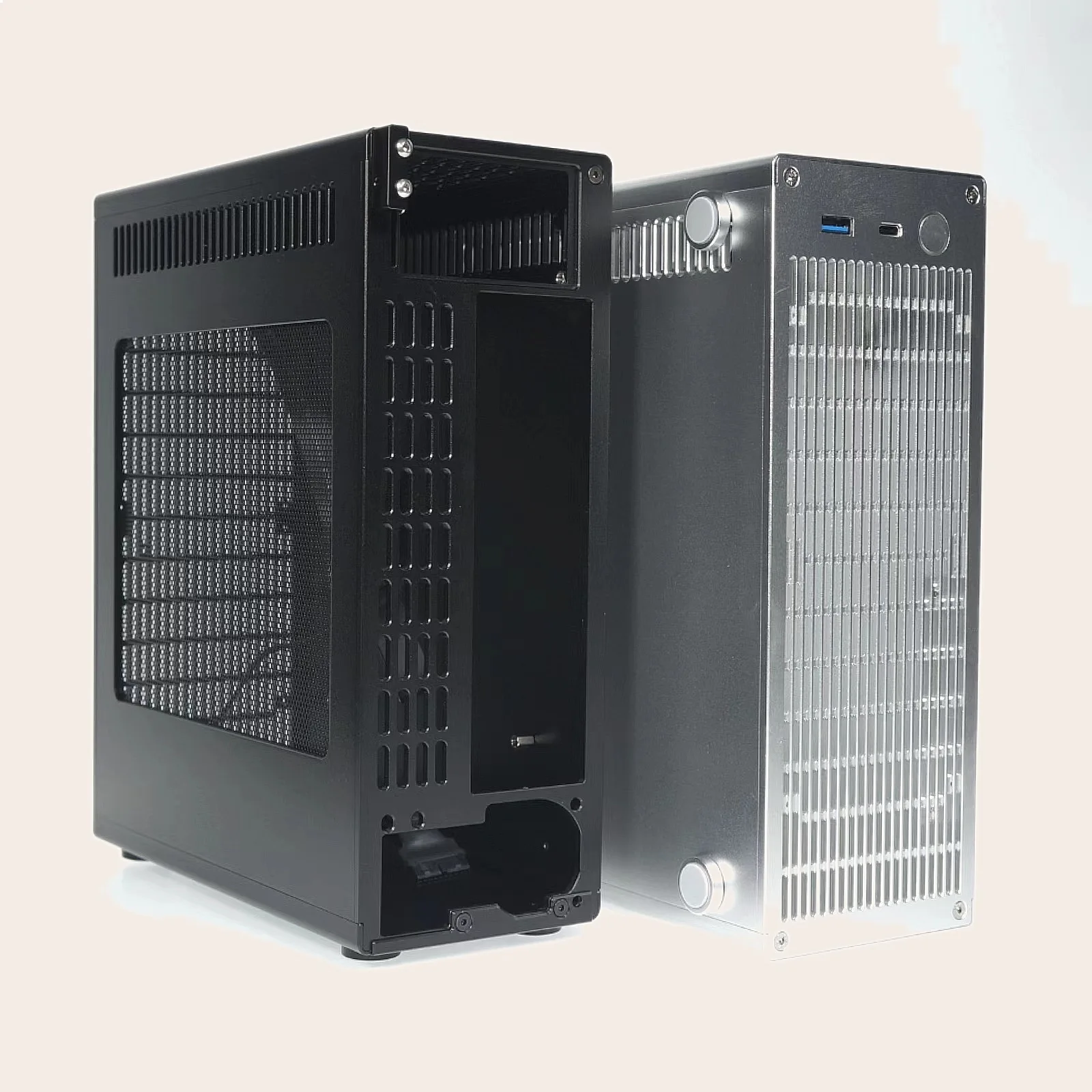 ZS-D2/ITX Half Height Knife Card PC Case V3 4.9L All Aluminum Mini Computer Chassis