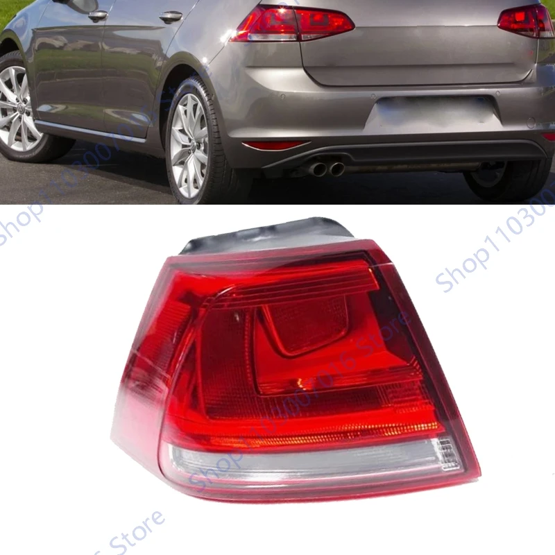 

Для Volkswagen Golf 7 MK7 2013 2014 2015-2017 задний фонарь в сборе без лампочек стоп-сигнал предупреждающий задний фонарь 5G0945095M