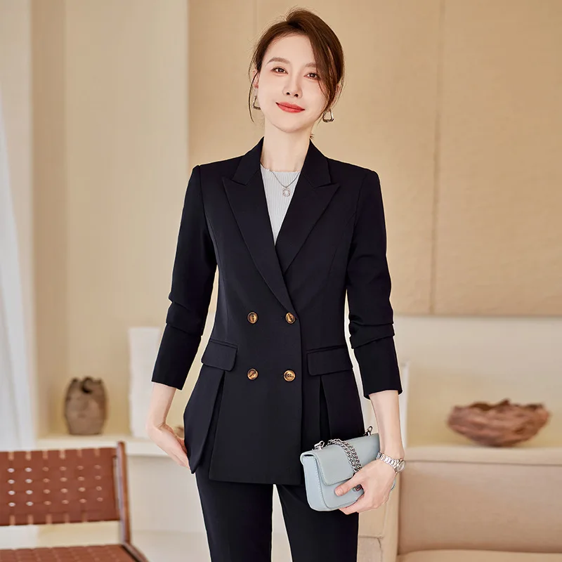 Civil Servant Interview Suit Suit Women's Business Wear Temperament Goddess Style Spring and Autumn Fashion Commuter High-End Su