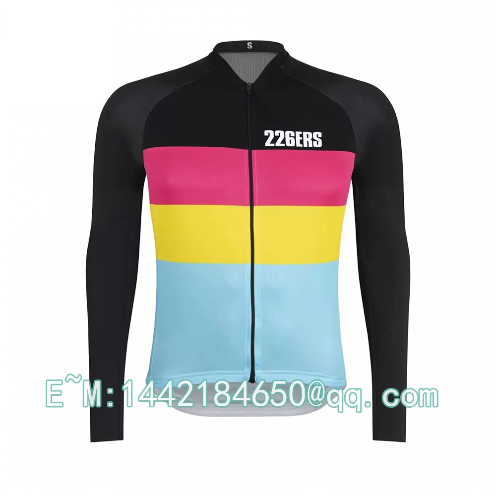 Cycling Clothing Kit for Men, Thin Long Sleeve Jersey, MTB Road Bicycle Jersey, Summer and Autumn, 226ERS