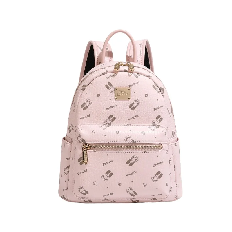 

Disney Luxury Fashion Backpack with Fun Print for Teen Girls School College Style Daily Use Multifunctional Purse Handbag