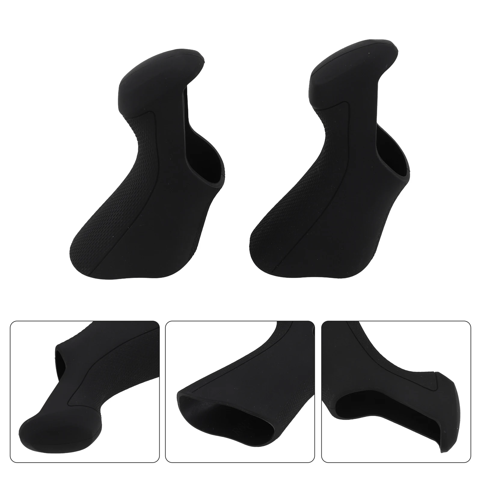 

Bike Parts Gear Shift Covers Parts Replacement Road Bike Rubber Y00S98060 1 Pair Accessories Black Brake Covers