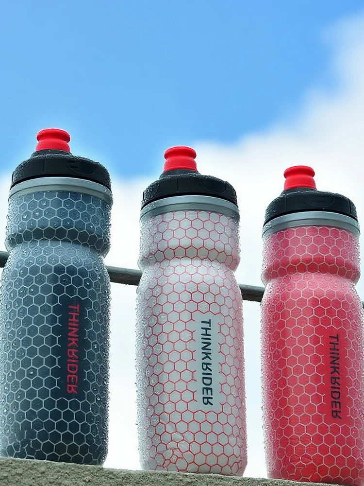 AliExpress ThinkRider Bike Water Bottle 620ml/21oz Mountain Cycling Water Bottle PP5 Heat-And Ice-protected Bottle Outdoor Sports Cup