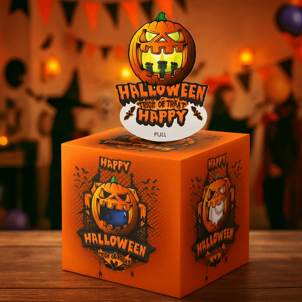 

Creative Halloween Money Box DIY Unique Halloween Cash Gift Box Money Pulling Pull Out Card Pumping Money Box Home Party