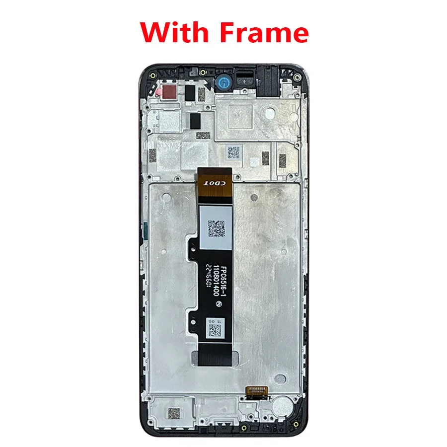 6.5“ Screen For Motorola Moto E32s LCD Display + Touch Panel Digitizer Assembly Screen Replacement For Moto E32s LCD With Frame