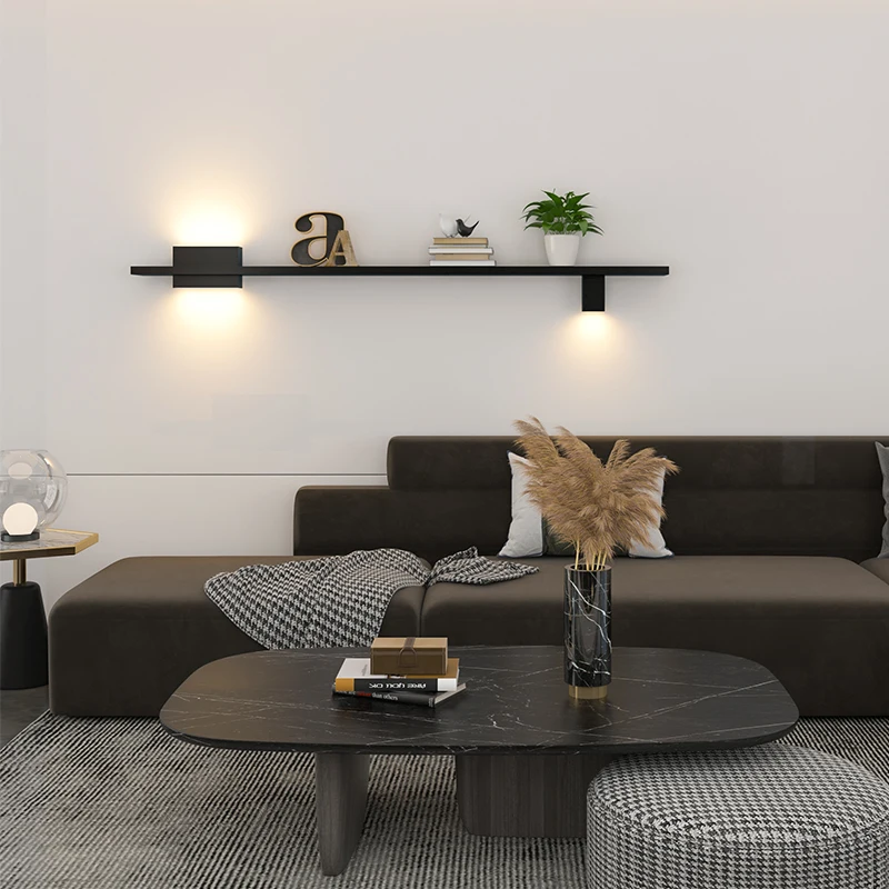 Wall Lamp Living Room Sofa Background Wall Lighting up and down Luminous Strip Personalized Creative Master Bedroom Bedside Lamp