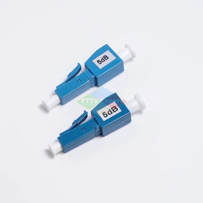 LC UPC Fiber Optic Attenuator Single-mode Fiber Optic Male to Female Connector 3DB/5DB/7DB/10DB/15DB Adapter 1pc