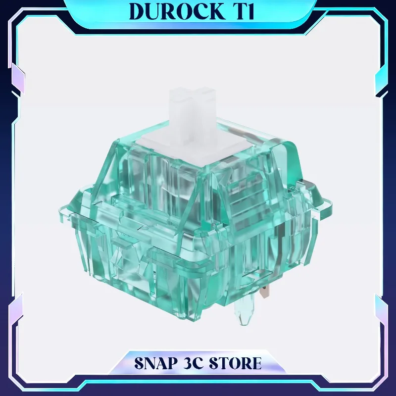 

DUROCK Shrimp T1 Silent Tactile Switch 67g Muted Mechanical Keyboard Switches 5 Pin Hot Swap Custom DIY Gaming Switches