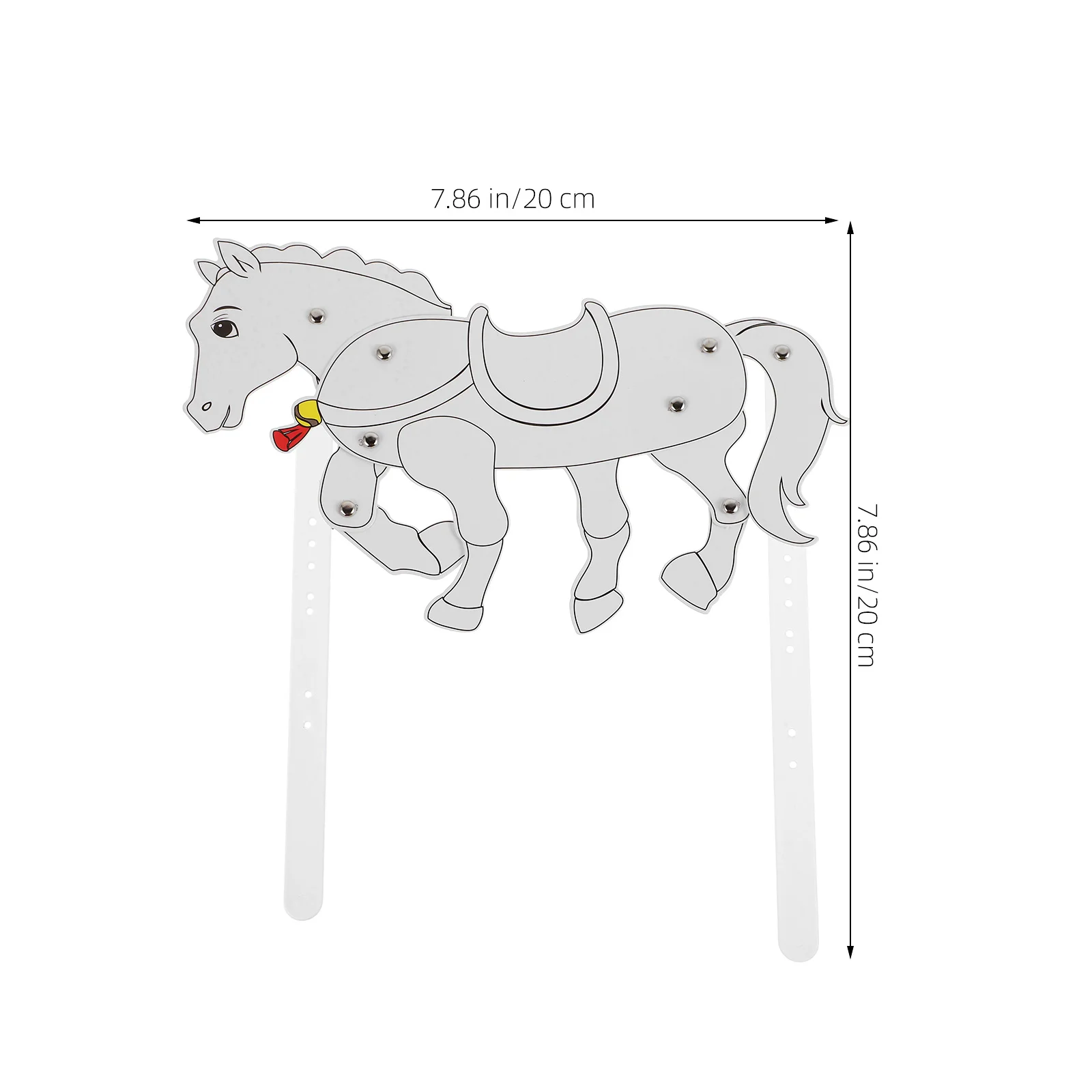 4 Uds. De marionetas de sombra de caballo DIY, artesanía Ideal para niños y adultos, actuaciones cautivadoras, artesanía de sombra de marionetas de caballo