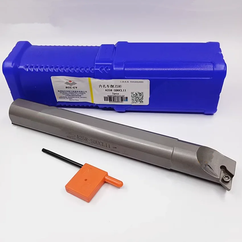 Herramienta de torneado de agujero interior, herramienta de torneado interno para insertos DC, ZCC.CT, A25R-SDQCR11/A25R-SDUCL11, 1 unidad/caja