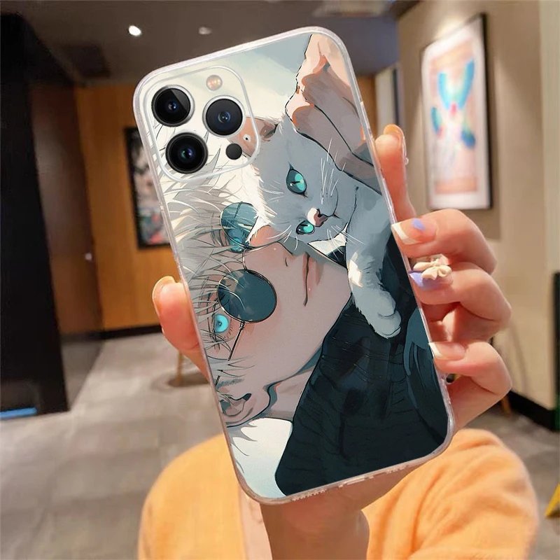 

Phone Case For iphone 17 Pro Max Air 16 15 14 13 Pro Max 15 16 Pro 15Plus Gojo Satoru