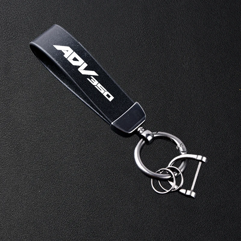 Para HONDA ADV350 ADV 350 Adv350 2022-2025 llavero de cuero de motocicleta de alta calidad accesorios de llavero de Metal