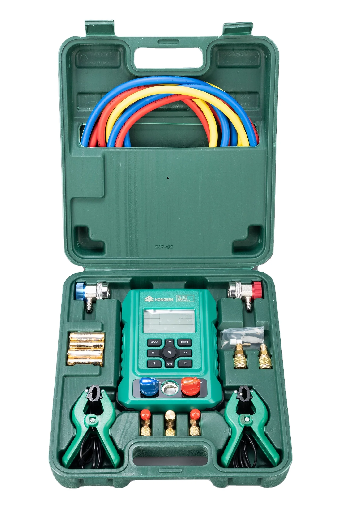 Hot Sale Refrigeration Digital Manifold Gauge Set HS-370  with 93 kinds of refrigerant database