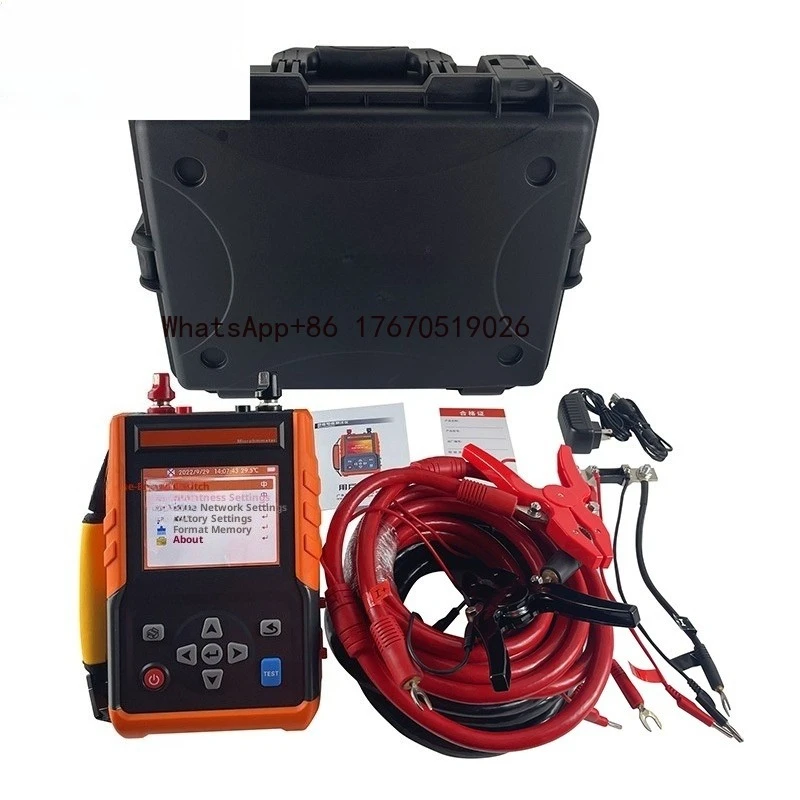 

Измеритель сопротивления 2026-DC для высоковольтных автоматических выключателей с цифровым дисплеем, класс точности 0.1