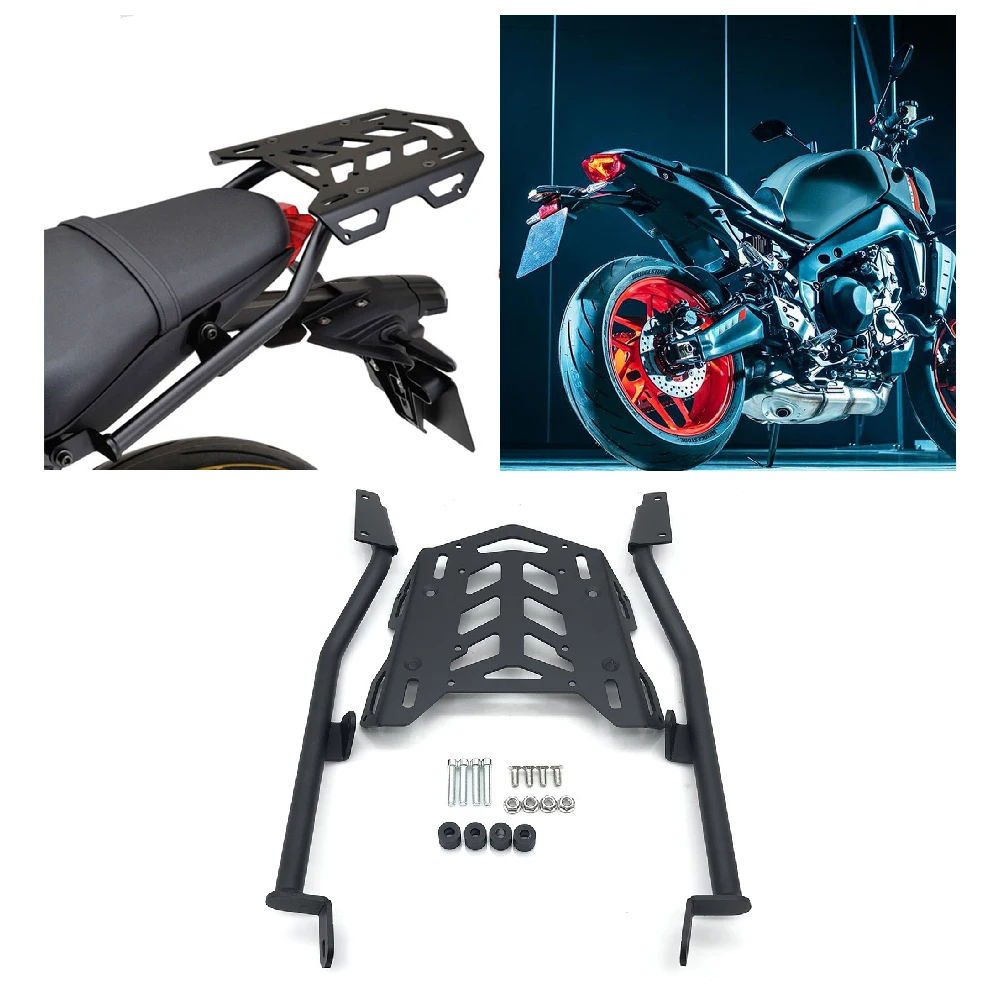 

Fits for Yamaha MT 09 MT09 SP MT-09 ABS 2021 2022 2023 2024 Motorcycle Luggage Rack Rear Cargo Carrier Shelves Extended Bracket