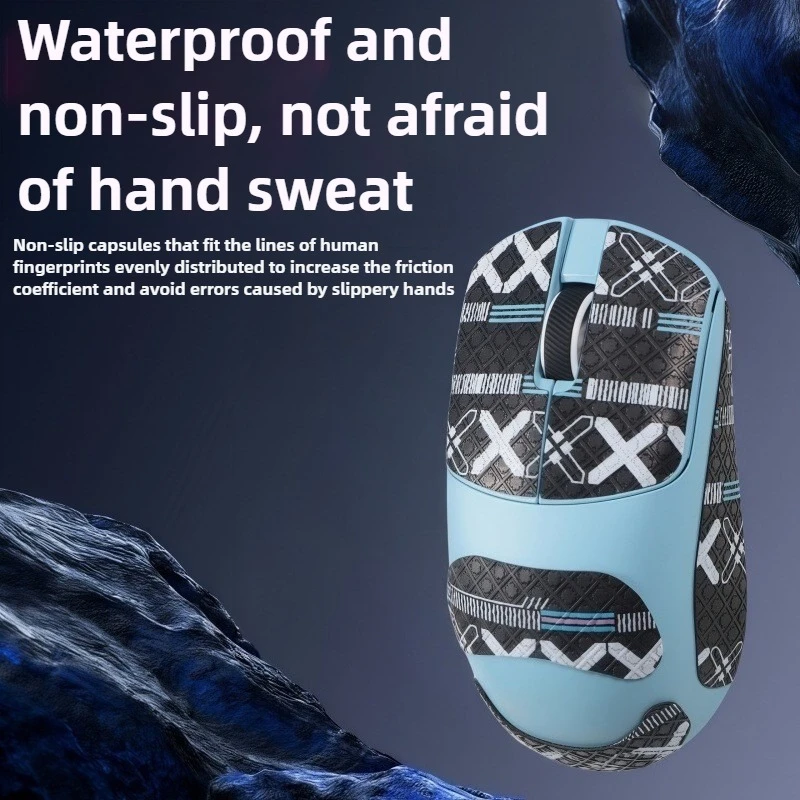 

For VGN Feilong Y2 Mouse Anti-Slip Stickers - Full-Wrap Sweat-Absorbing Back & Wear-Resistant Palm/Foot Pads