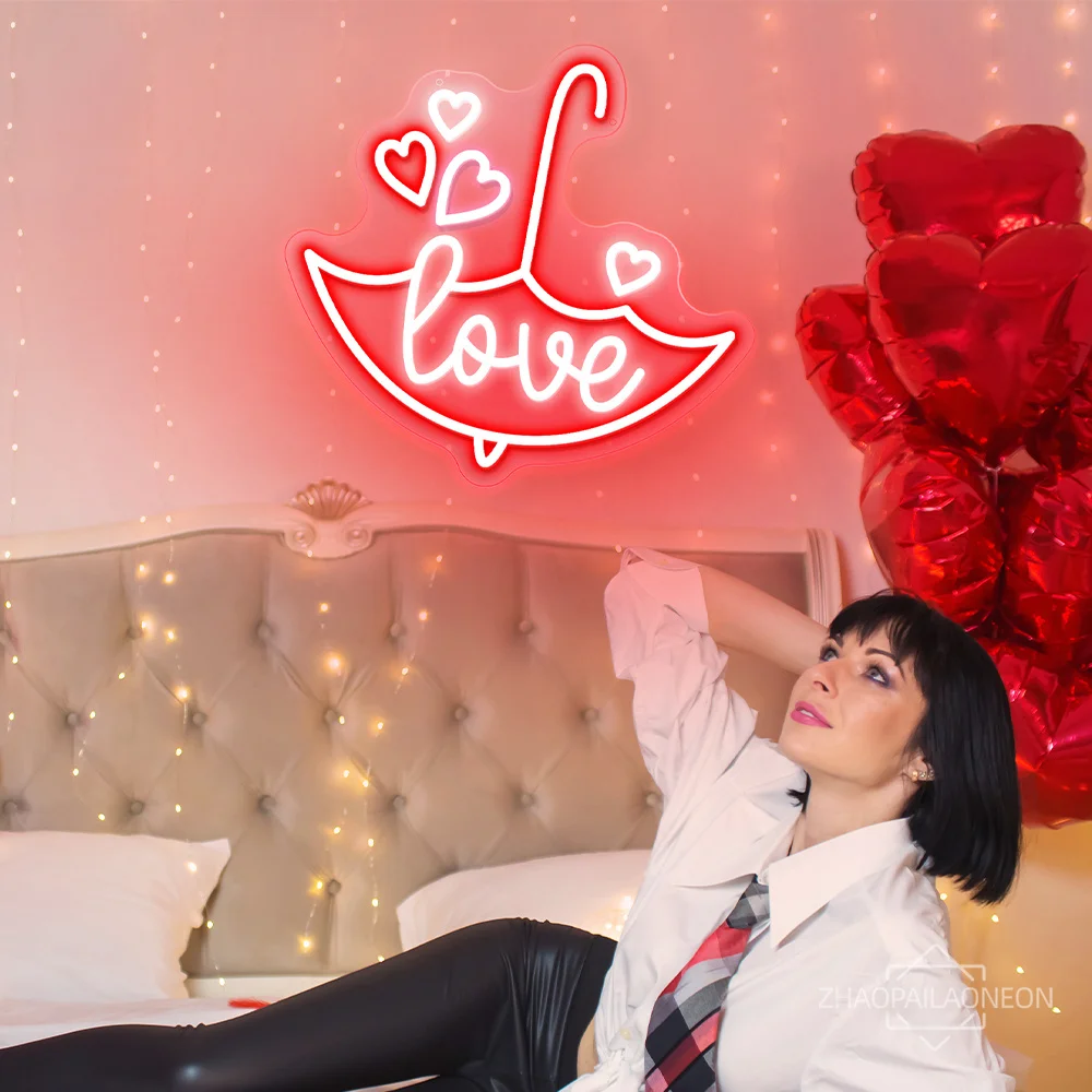 Valentine Neon Led Sign Wedding Party Decor Neon Sign LED Lights USB Bedroom Room Valentine Days Decoration Neon Lights