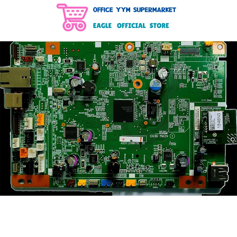 

Оригинальная б/у материнская плата для Epson WF3620, потресканная версия не требует чипа