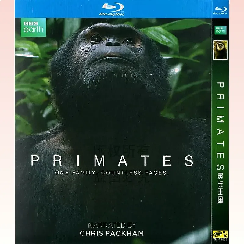 Nature Creature Documentary Primate Kingdom BD High Definition 1080p Blu-ray 1 Disc