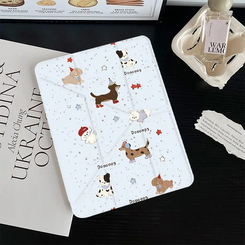 3+Y Multi-Angle Stand Cover for iPad10.2 7/8/9th 4/5 10.9 iPad A16 2025 11th Air11/13 IPad Mini6 8.3 air3 10.5 Pro 11 2020