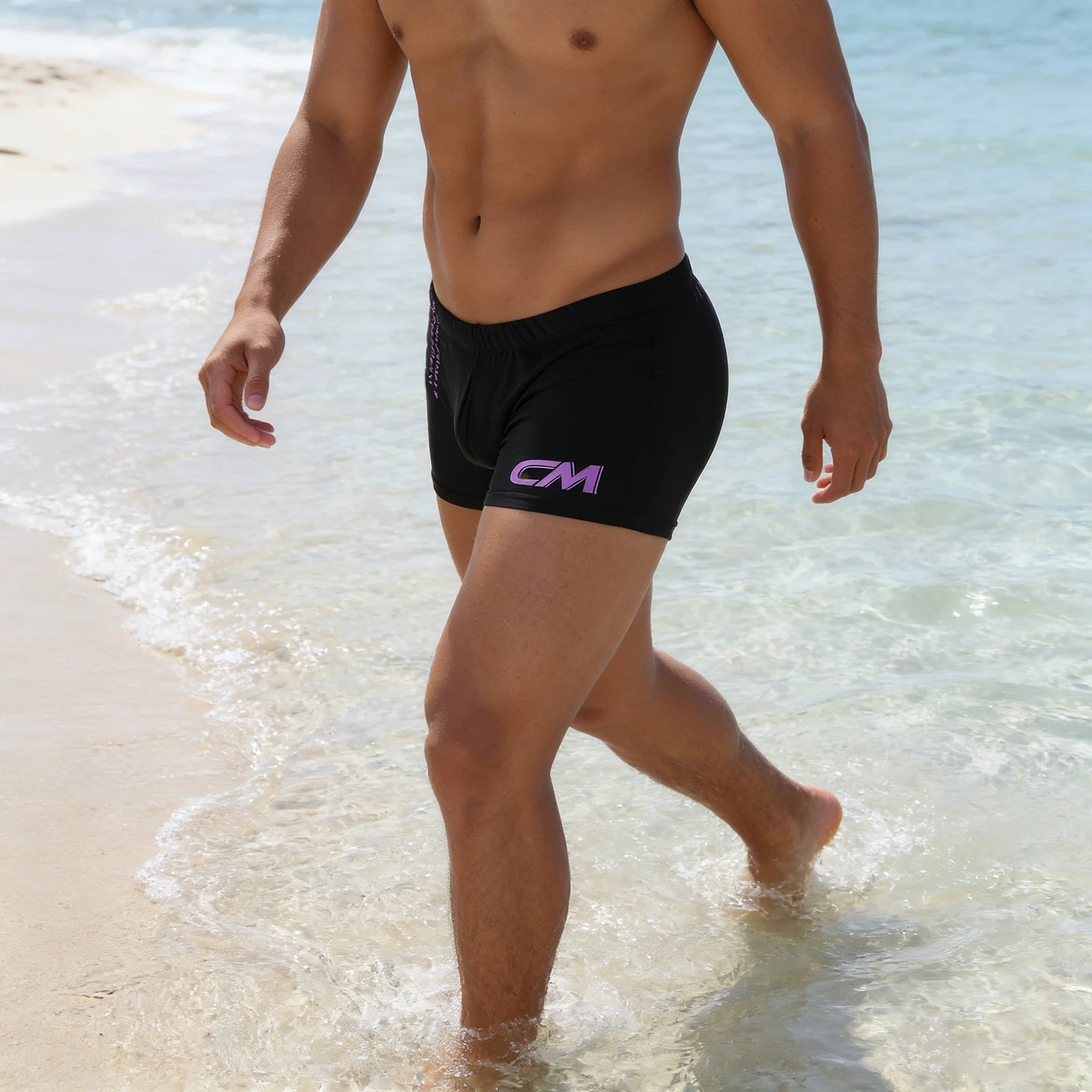 Badehose Schwimm-Boxershorts Herren Bademode Sexy Y2K Badeanzug Sunga Klassischer Badeanzug Strandkleidung – Detail 9