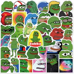 50Pcs Funny Pepe Frog Stickers Frog Peoe Decals For Phone Laptop Suitcase Notebook Skateboard Waterproof Stickers