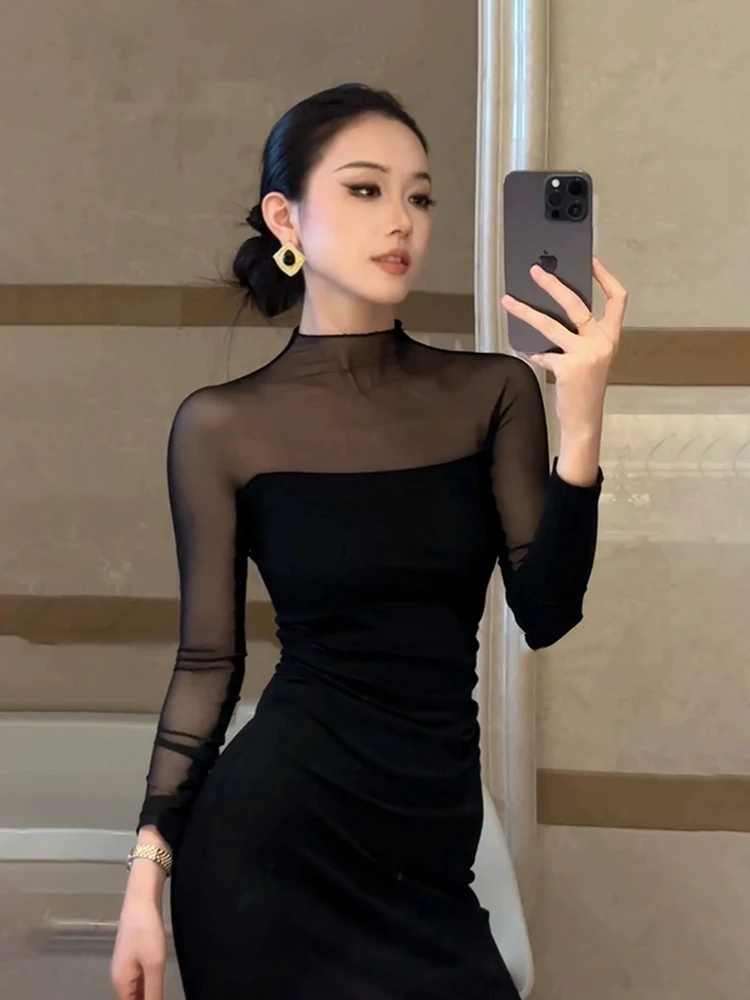 

Женская длинная юбка XZY с эффектом утягивания, с высокой талией, из полиэфирного волокна, повседневная, с высокой эластичностью, полностью закрывающая фигуру, больших размеров