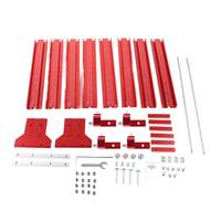 Woodworking Parallel Guide Rail System Aluminum Alloy Anti Rust Wear Resistant Track Guide Rail Joining Set for Circular Saw