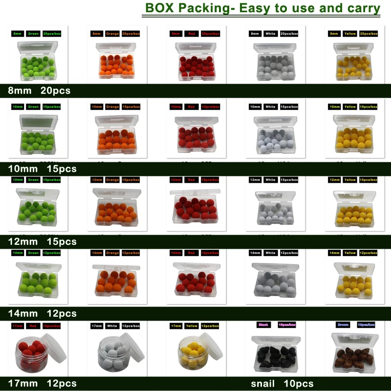1Box Carp Fishing Bait Pop Up Boilies Carp Hair Rig Method Feeder Floating Boilies For Carp Fishing Terminal Tackle Accessories image 6