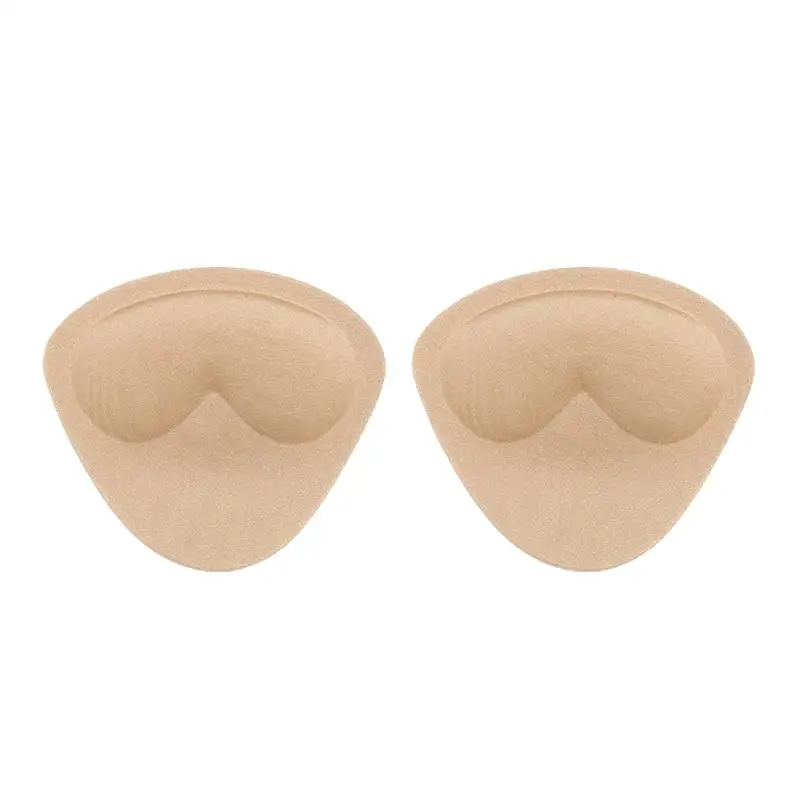 自己粘着ブラジャープッシュアップ再利用可能なブラジャーインサートパッドスティックオンソフト胸エンハンサーパッドスポンジ胸リフトパッドビキニカップエンハンサー