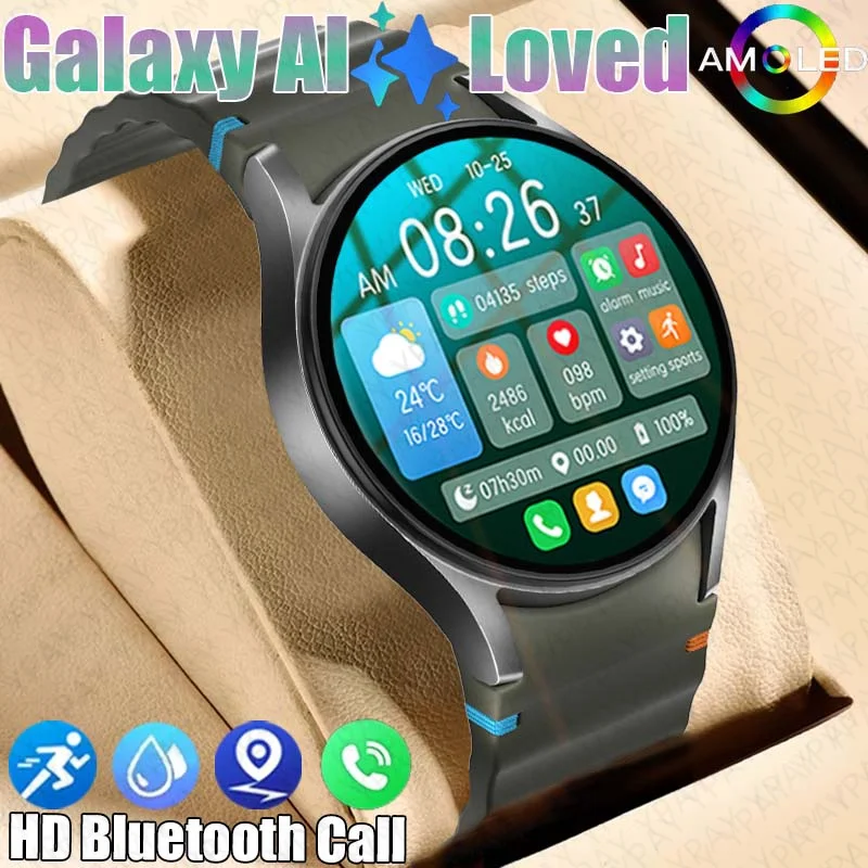 

New For Original Samsung Galaxy Watch7 Men Smart Watch AMOLED Bluetooth Call GPS Track NFC IP68 Waterproof Women Smart Watch