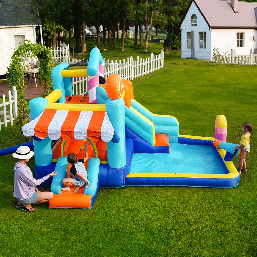 Kinderhuis Springkasteel Waterglijbaan Kinderfeest Springkasteel