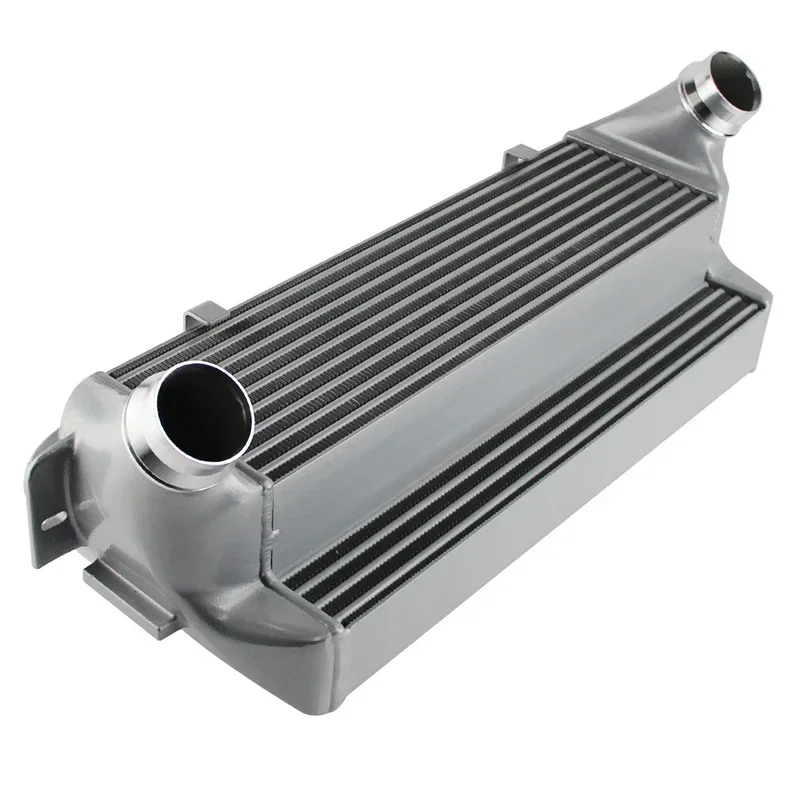 Bolt On FMIC Front Mount Intercooler Black/Silver Racing Competition Cooler Fits BMW 1/2/3/4 Series F20 F22 F32 2011+ Turbo