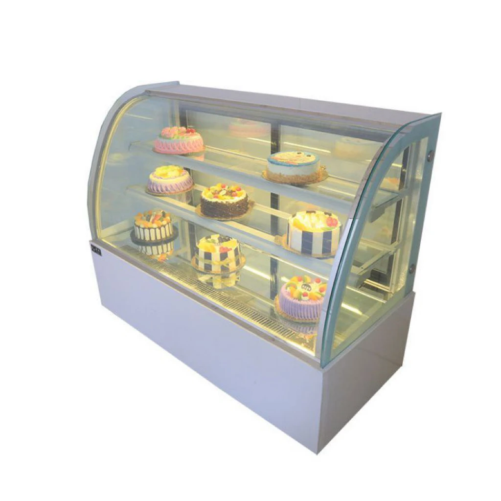 display cake showcase on counter cooler/freezercounter display air cooling system cake display freezer counter