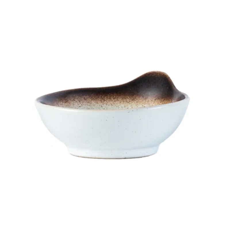 Japanese-style Home Restaurant Dip Dish Seasoning Dish Soy Sauce Vinegar Dish Creative Ceramic Sushi Snack Seasoning Bowl