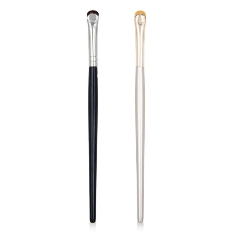 2/1 Stück gebogene Eyeliner-Make-up-Pinsel, Augen-Make-up-Verwischwerkzeuge, präziser weicher Lidschattenpinsel, scharfe, dünne, kleine Augen-Kosmetikwerkzeuge – Detail 3