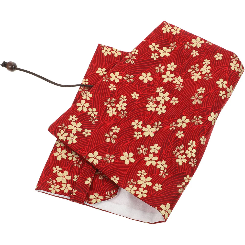 Book Cover Protective Sleeve Ornamental Protector for Student Case Hand-made Fabric Delicate